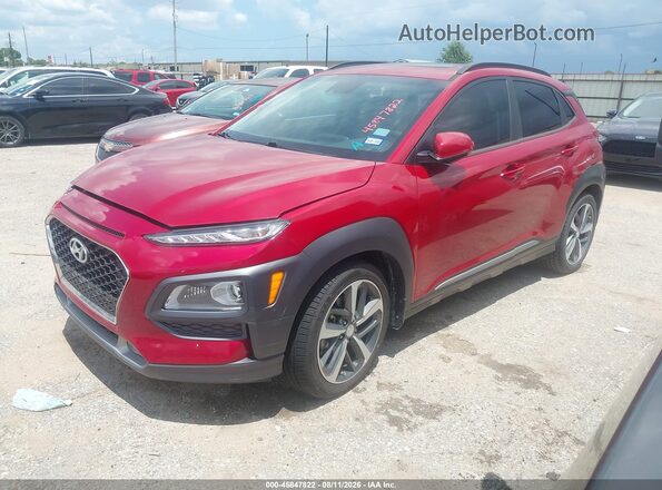 KM8K33A51LU569749 2020 HYUNDAI KONA Red Front left