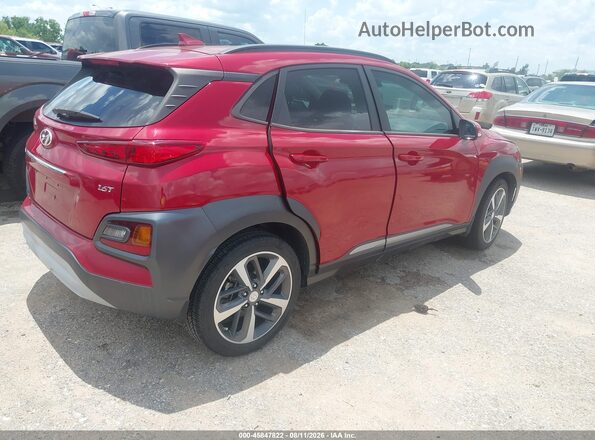 KM8K33A51LU569749 2020 HYUNDAI KONA Red Rear right