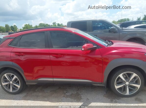 KM8K33A51LU569749 2020 HYUNDAI KONA Red Rear interior view