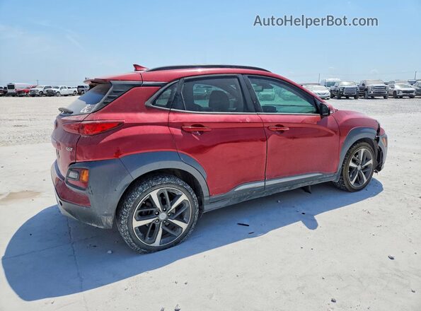 KM8K33A51MU687768 2021 HYUNDAI KONA Red Trasero derecho