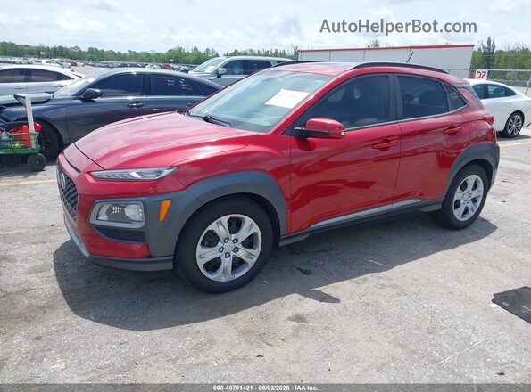 KM8K33A54JU080579 2018 HYUNDAI KONA Red Przód lewy