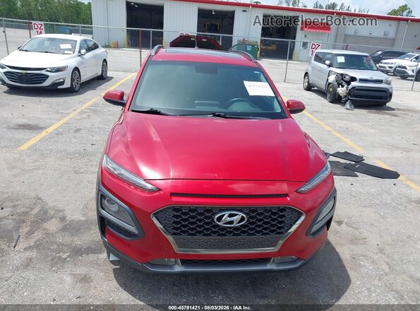KM8K33A54JU080579 2018 HYUNDAI KONA Red Widok z przodu