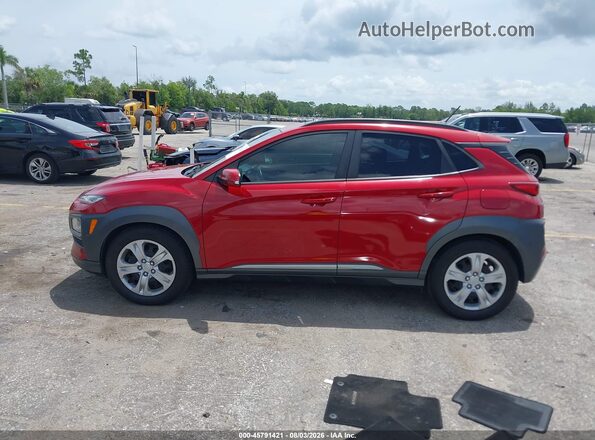 KM8K33A54JU080579 2018 HYUNDAI KONA Red Widok wnętrza 360 stopni