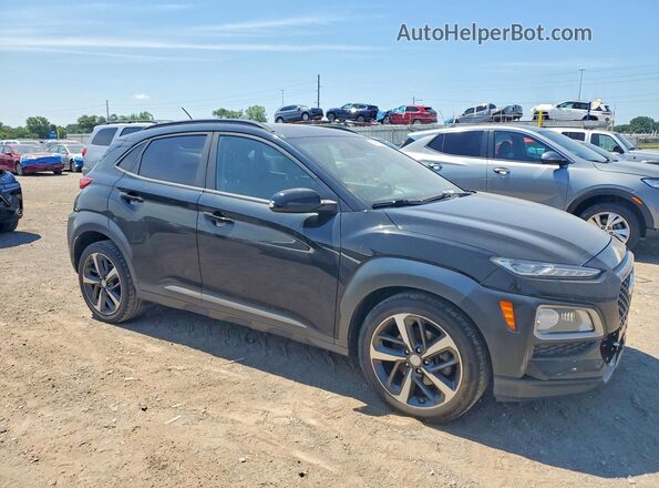 KM8K33A55JU071115 2018 HYUNDAI KONA Black Առջևի աջ