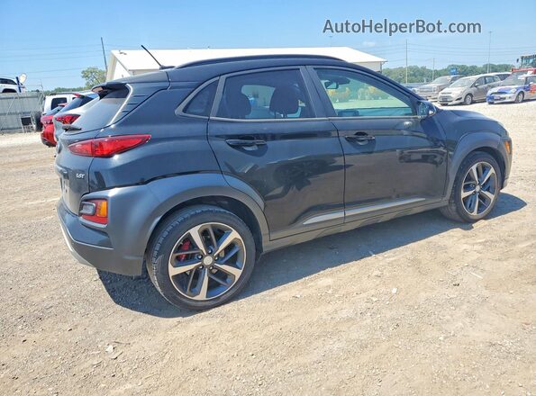 KM8K33A55JU071115 2018 HYUNDAI KONA Black Հետևի աջ