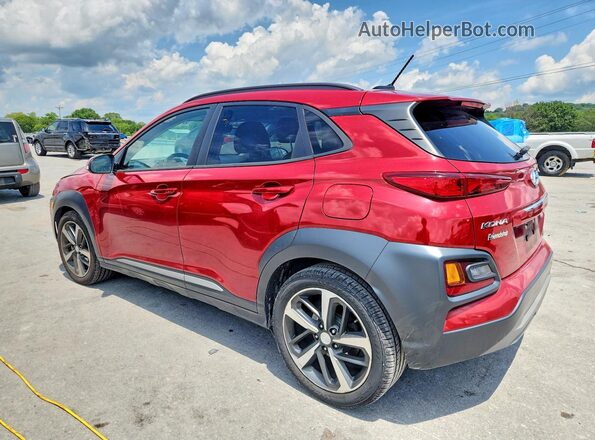 KM8K33A55JU078629 2018 HYUNDAI KONA Red Rear left
