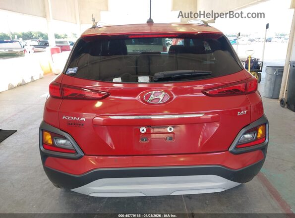 KM8K33A55JU147173 2018 HYUNDAI KONA Бордовый 
