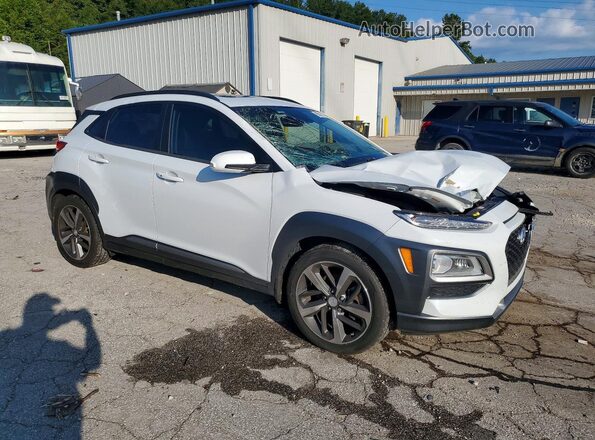 KM8K33A55LU559774 2020 HYUNDAI KONA White Delantero derecho