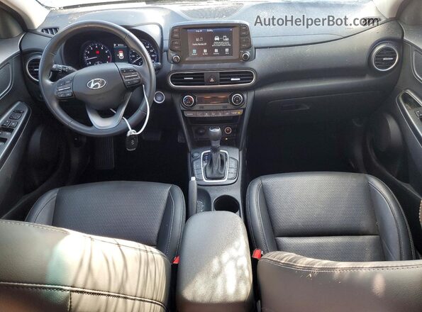 KM8K33A55LU559774 2020 HYUNDAI KONA White Vista del salpicadero