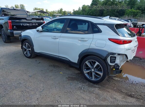 KM8K33A56LU490710 2020 HYUNDAI KONA White უკანა მარცხენა