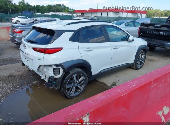 KM8K33A56LU490710 2020 HYUNDAI KONA White უკანა მარჯვენა