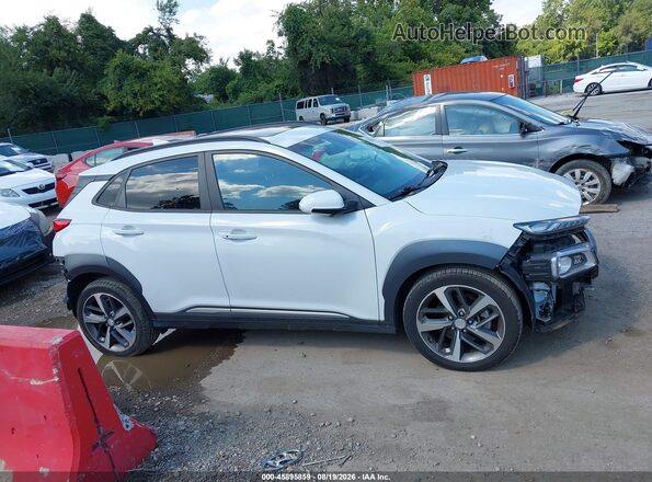 KM8K33A56LU490710 2020 HYUNDAI KONA White სალონის 360-გრადუსიანი ხედი