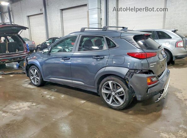 KM8K33A57LU522967 2020 HYUNDAI KONA Charcoal Trasero izquierdo