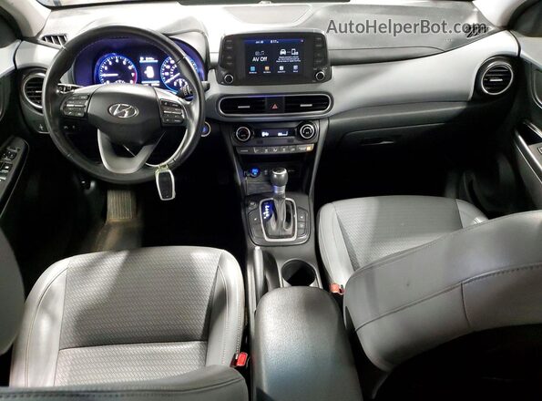 KM8K33A57LU522967 2020 HYUNDAI KONA Charcoal Vista del salpicadero