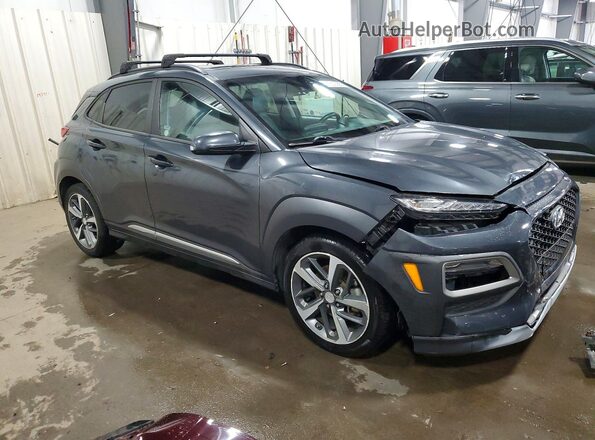 KM8K33A57LU522967 2020 HYUNDAI KONA Charcoal Delantero derecho