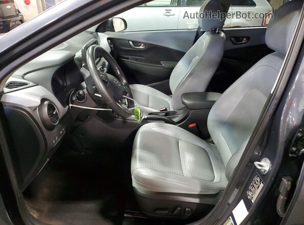 KM8K33A57LU522967 2020 HYUNDAI KONA Charcoal Vista interior delantera