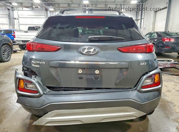 KM8K33A57LU522967 2020 HYUNDAI KONA Charcoal Vista trasera