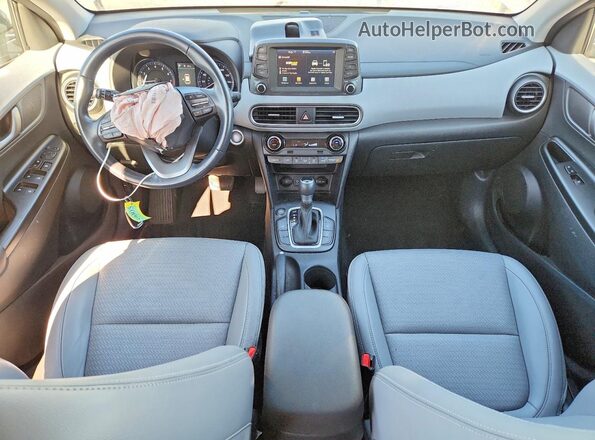 KM8K33A57LU565673 2020 HYUNDAI KONA Gray Vista del salpicadero