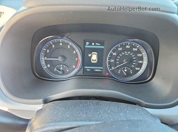 KM8K33A57LU565673 2020 HYUNDAI KONA Gray Vista del cuadro de instrumentos