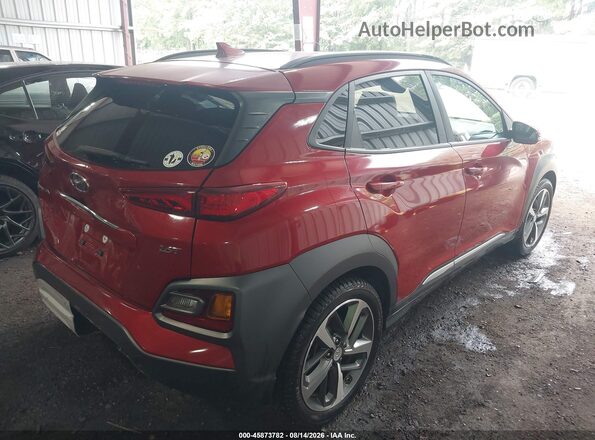 KM8K33A58KU360457 2019 HYUNDAI KONA Red Задня права чверть