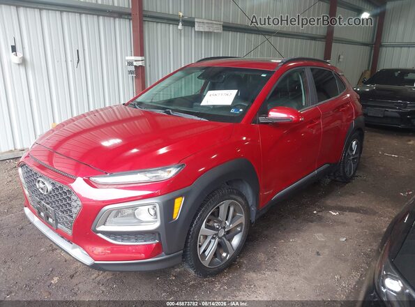 KM8K33A58KU360457 2019 HYUNDAI KONA Red Передня ліва чверть
