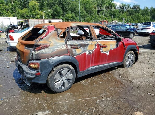 KM8K33AG0KU024982 2019 HYUNDAI KONA Red Trasero derecho