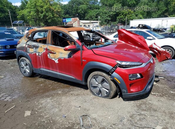 KM8K33AG0KU024982 2019 HYUNDAI KONA Red Delantero derecho