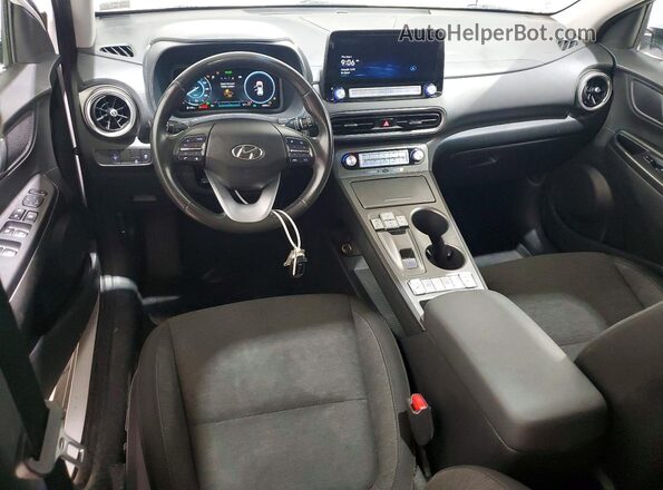 KM8K33AG0PU190118 2023 HYUNDAI KONA White Widok deski rozdzielczej