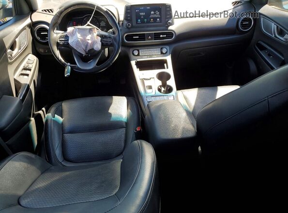 KM8K33AG2LU068130 2020 HYUNDAI KONA Teal წინა პანელის ხედი