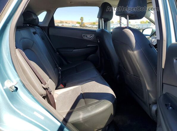 KM8K33AG2LU068130 2020 HYUNDAI KONA Teal უკანა სავარძლების ხედი