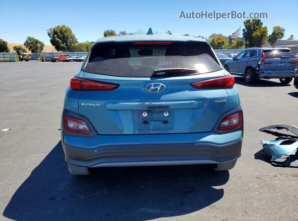 KM8K33AG2LU068130 2020 HYUNDAI KONA Teal უკანა ხედი