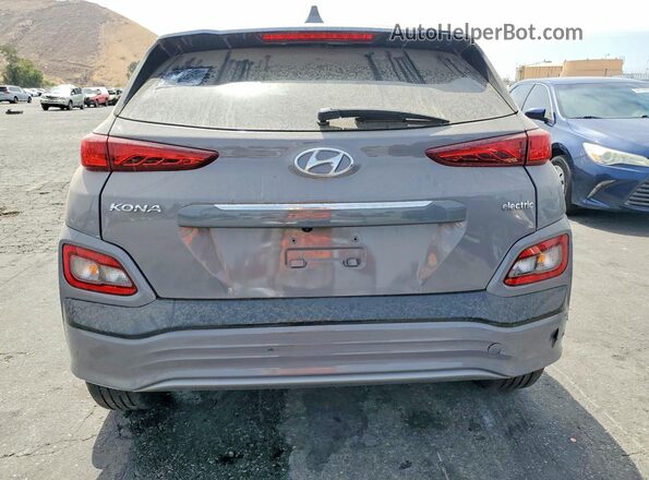 KM8K33AG3MU123282 2021 HYUNDAI KONA Gray Rear view