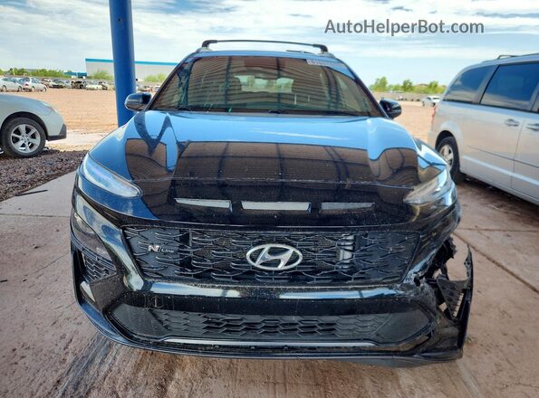 KM8K3CA36PU039152 2023 HYUNDAI KONA Black Դիմացի տեսք