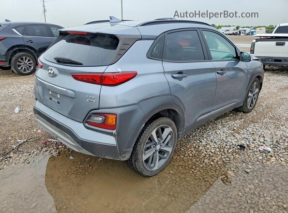 KM8K3CA51LU525430 2020 HYUNDAI KONA Синий Задняя правая четверть