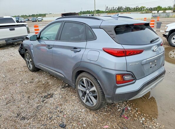 KM8K3CA51LU525430 2020 HYUNDAI KONA Синий Задняя левая четверть