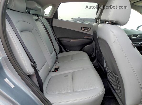 KM8K3CA51LU525430 2020 HYUNDAI KONA Синий Вид задних сидений