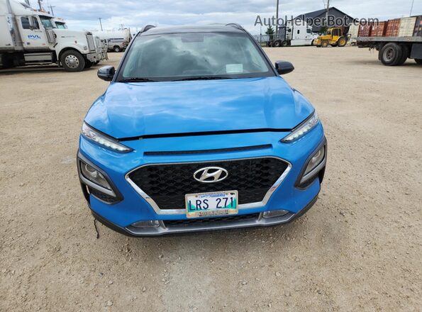 KM8K3CA52JU152945 2018 HYUNDAI KONA Синий 