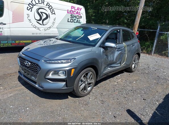 KM8K3CA54LU495002 2020 HYUNDAI KONA Gray Передня ліва чверть