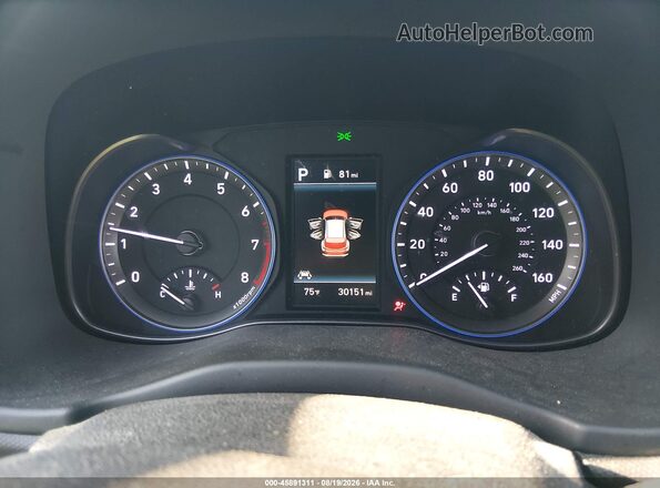 KM8K3CA57LU520958 2020 HYUNDAI KONA Green Widok tylnych siedzeń