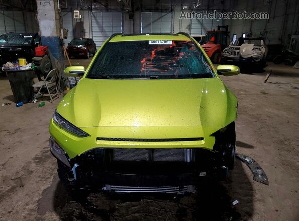 KM8K3CA57LU561784 2020 HYUNDAI KONA Green Դիմացի տեսք