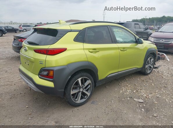 KM8K3CA58KU299708 2019 HYUNDAI KONA Green Tył prawy