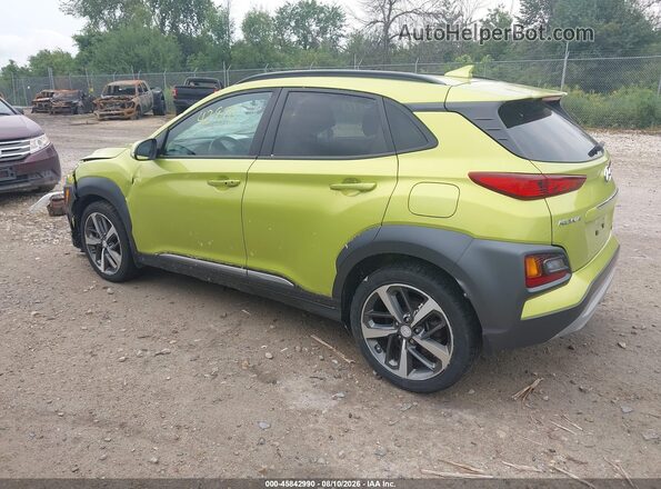 KM8K3CA58KU299708 2019 HYUNDAI KONA Green Tył lewy