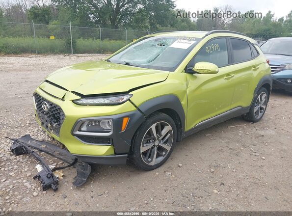 KM8K3CA58KU299708 2019 HYUNDAI KONA Green Przód lewy