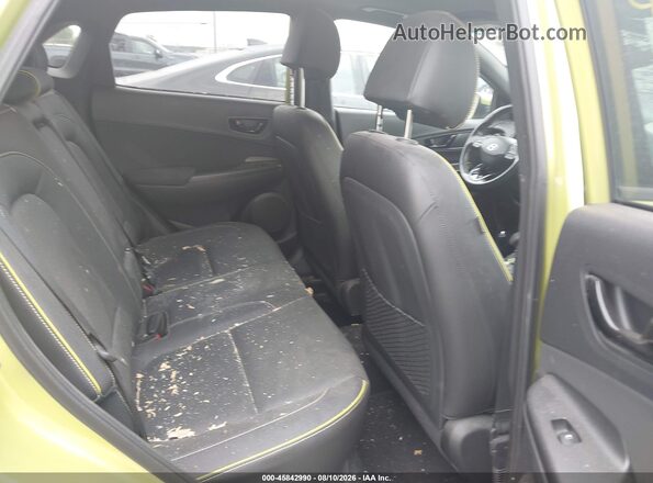 KM8K3CA58KU299708 2019 HYUNDAI KONA Green Widok naklejki z numerem VIN