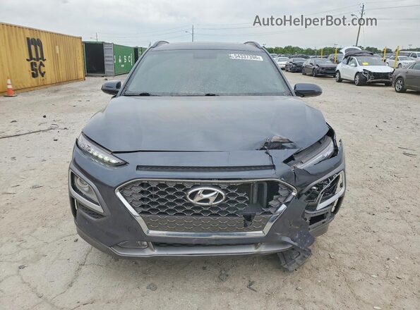 KM8K3CA59JU166292 2018 HYUNDAI KONA Charcoal წინა ხედი