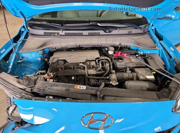 KM8K3CAB0NU848800 2022 HYUNDAI KONA Blue Engine compartment view