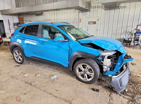 KM8K3CAB0NU848800 2022 HYUNDAI KONA Blue Front right