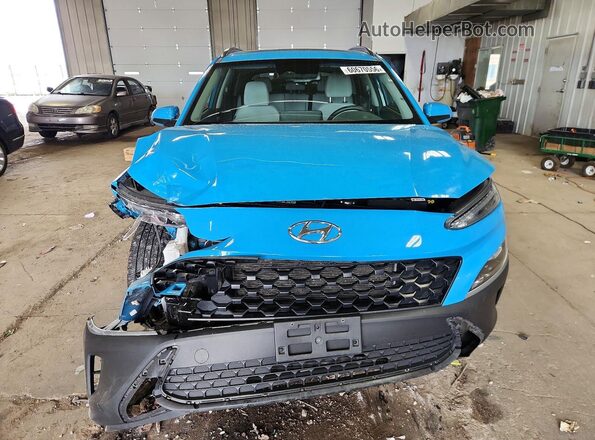 KM8K3CAB0NU848800 2022 HYUNDAI KONA Blue Front view