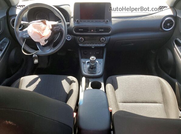 KM8K3CAB1NU903643 2022 HYUNDAI KONA Gray Առջևի վահանակի տեսք
