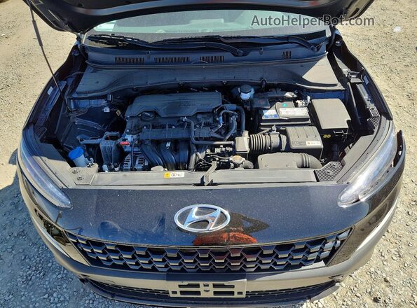 KM8K3CAB1PU997431 2023 HYUNDAI KONA Black Вид підкапотного простору